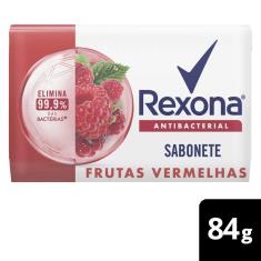 Imagem de Sabonete Em Barra Rexona Antibacterial Frutas Vermelhas 84G