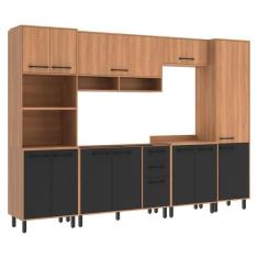 Imagem de Cozinha Completa Modulada 6 Pe as Com Gabinete Para Pia Havan