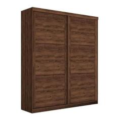 Imagem de Guarda roupa casal prático sem espelho jacaranda - village móveis