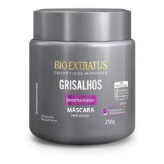Imagem de Máscara Desamareladora Cabelos Grisalhos 250ml  Bio Extratus