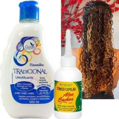 Imagem de kit Creme Tradicional de pentear 500ml - Tônico Crescimento - Ouais