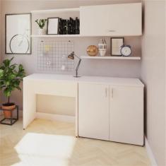 Imagem de Escrivaninha com Armários 180cm e Prateleira