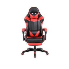Imagem de Cadeira Gamer Reclinável Material Sintético C/Almofadas E Regulagem De