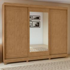 Imagem de Guarda-Roupa 3 Portas 4 Gavetas Nice Com Espelho E Com Pés - Móveis Lo