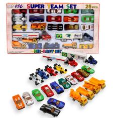 Imagem de Kit 22 Carrinhos de Corridas Em Miniatura Brinquedos Coloridos Super Team Set