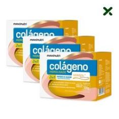 Imagem de Kit 03 Colageno Hidrolisado Verisol 30 saches Manga Maracuja Loja Maxinutri