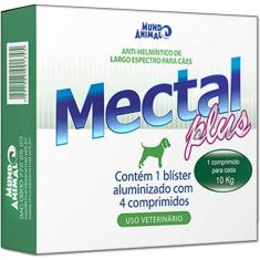 Imagem de Mectal Plus Mundo Animal para Cães 10kg 4 Comprimidos