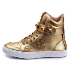 Imagem de Tênis Sneaker Feminino Cano Alto Leve Macio Treino Academia - Pattenar