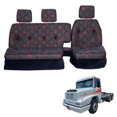 Imagem de Sofá Cama Banco Completo Mercedes 2635 Vermelho - Pampa