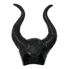 Imagem de Máscara Malévola Chifre Látex Cosplay Fantasia - Mhr