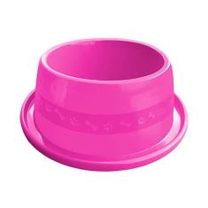 Imagem de Comedouro Plástica Anti-Formiga N.4, 1900ml Rosa Furacão Pet para Cães