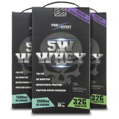 Imagem de Combo 3 Whey Protein 5w Pro Effect Sport Nutrition com 2Kg