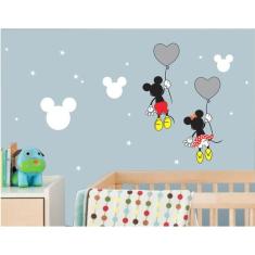 Imagem de Adesivo De Parede Mickey E Minnie Balões