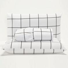 Imagem de Lencol Queen Size Elastico Aisha 100% Algodão Extra Macio