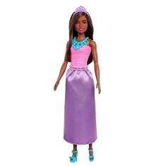 Imagem de Boneca Barbie Princesa Dreamtopia Saia Roxa - Mattel