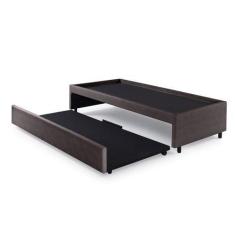 Imagem de Bicama Box Solteiro 88X188 Para Dois Colchões - Cama Inhouse