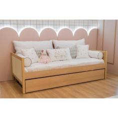 Imagem de Bicama Solteiro Infantil Com Palinha Natural Linha Paglia Quater Carva