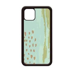 Imagem de Matcha Capa com estampa de plantas abstratas para iPhone 12 Pro Max para Apple Mini Mobile Case