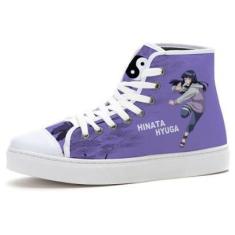 Imagem de Tênis Cano Alto Anime Naruto Hinata-Unissex