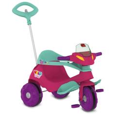 Imagem de Triciclo Infantil Velobaby Passeio Pedal Bandeirante Rosa 357 12M+