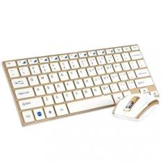 Imagem de Teclado e Mouse Wireless HK-3910 2.4GHz 1600DPI Branco - Xtrad