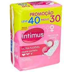 Imagem de Intimus Protetor Diário Days, Cuidado Diário sem Perfume, 40 unidades - Leve 40 Pague 30