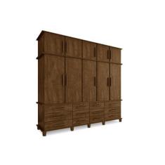 Imagem de Guarda Roupa Berlim  5 Portas 12 Gavetas Malbec - Luapa Moveis