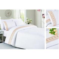 Imagem de Jogo De Cama Supreme King 04 Peças Percal 400 Fios Egípcio - Bia Enxov