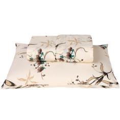 Imagem de Jogo Cama Lençol Solteiro 180 Fios 2pçs Palha Tabaco