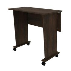 Imagem de Mesa com rodizio para Escritório Home Office ME4117 MDP Rustico G69 - Gran Belo