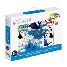 Imagem de Quebra Cabeça Tátil Animais Da Neve 6095 - Babebi