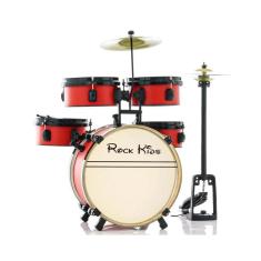 Imagem de Bateria Infantil Rmv Vermelha Completa Pbnc14020