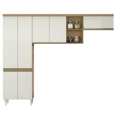 Imagem de Cozinha Compacta 3 Peças 270cm 2012190 Atacama Off White Armoveis - Ar