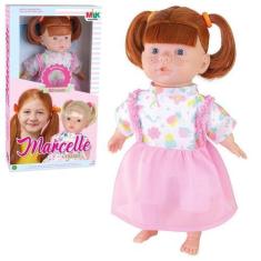 Imagem de Boneca Reborn Brinquedo Marcelle Ruiva Fala 60 Frases Milk - Milk Brin