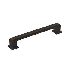 Imagem de Amerock | Puxador de armário | Bronze polido a óleo | 5-1/16 polegadas (128 mm) Centro a Centro | Nomear | 1 pacote | Puxador de gaveta | Maçaneta de armário | Ferragens de armário | Zinco
