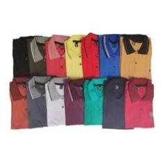 Imagem de Camisa Gola Polo Masculina Plus Size G1 Ao G4 Grande Obeso