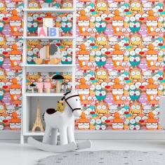 Imagem de Papel De Parede Adesivo Infantil N012102 Rolo 0,58X3M