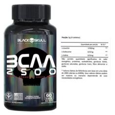 Imagem de Bcaa 2500 - Aminoácidos - 60 Tablets - Black Skull