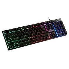 Imagem de Teclado gamer GAMING KEYBOARD 1.5M CABO RGB AOAS M-800