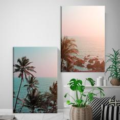 Imagem de Conjunto De 2 Telas Decorativa Beach