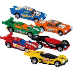 Imagem de Brinquedo Infantil Carrinho De Fricção Hot Wheels Fast Racer Sortido E