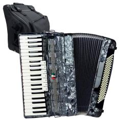 Imagem de Acordeon 120 Baixos Cadenza CD 120/41 Cinza Perolado GR