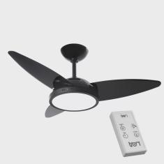 Imagem de Ventilador Lykan Led 220v 3p Clm Ctrl Remoto 130w Preto