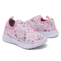 Imagem de Tênis Infantil Escolar Beanna Calçados Calce Facil Leve Confortável Feminino-Feminino
