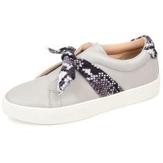 Imagem de Journee Collection Tênis feminino casual e da moda, Cinza, 11