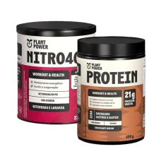 Imagem de Kit Nitrato Nitro400 e Proteína Chocolate Plant Power