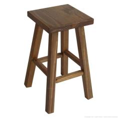 Imagem de Banqueta Hardman Madei Pad Nogueira Assento Quadrado