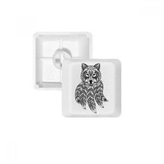 Imagem de Raccoon Kit de atualização de teclado mecânico PBT teclado humano silencioso para bebês