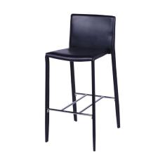 Imagem de Banqueta Boxbit Glam Corino Preta Estrutura Metal