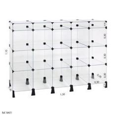 Imagem de Balcão de Vidro com Porta Bijuterias - 1,50 x 1,10 x 0,30